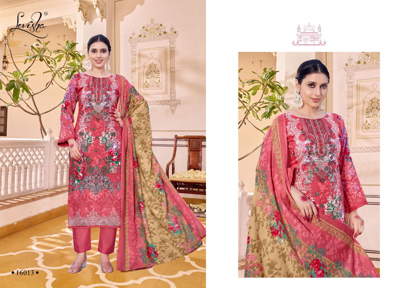 Naira Nx Vol 16 By Levisha Cambric Cotton Printed Dress Material Exporters In India